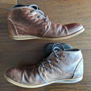 Steve Madden Friscco Brown Leather Boots